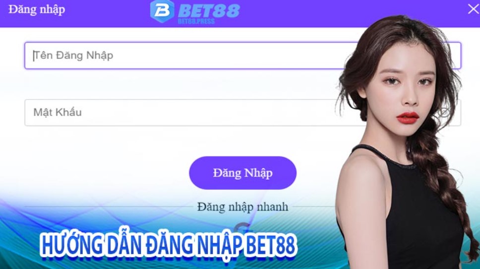 Hướng dẫn khi quên mật khẩu đăng nhập Bet88 